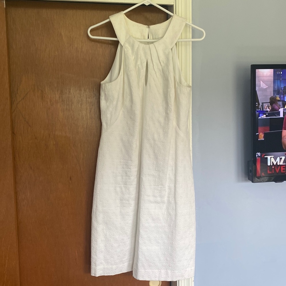 White House black market white dress